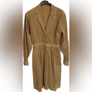 Vintage Custom Suede Dress